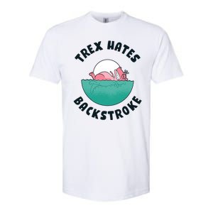 Trex Hates Backstroke Softstyle CVC T-Shirt