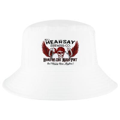 ThatS Hearsay Brewing Co Home Of The Mega Pint Funny Skull Cool Comfort Performance Bucket Hat