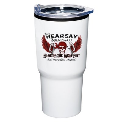 ThatS Hearsay Brewing Co Home Of The Mega Pint Funny Skull Tumbler