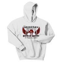 ThatS Hearsay Brewing Co Home Of The Mega Pint Funny Skull Kids Hoodie