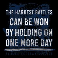 the hardest battles can be won by holding on one more day Cooling Performance Crew T-Shirt