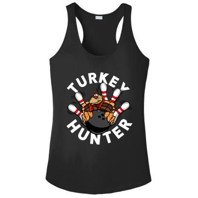 Turkey Hunter Bowling Meaningful Gift Ladies PosiCharge Competitor Racerback Tank