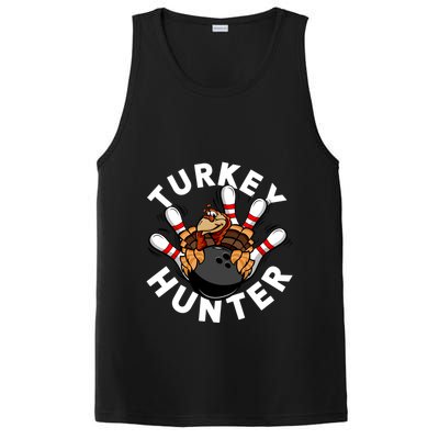 Turkey Hunter Bowling Meaningful Gift PosiCharge Competitor Tank