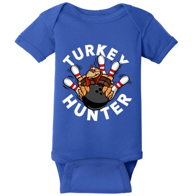 Turkey Hunter Bowling Meaningful Gift Baby Bodysuit
