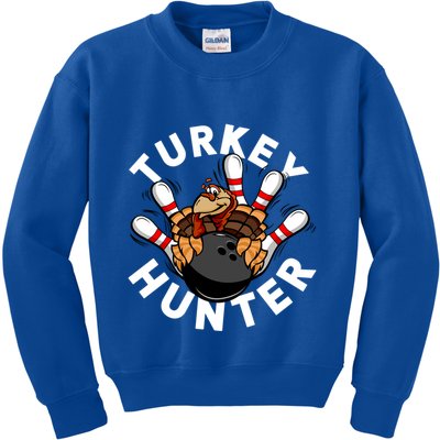Turkey Hunter Bowling Meaningful Gift Kids Sweatshirt