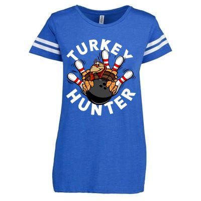 Turkey Hunter Bowling Meaningful Gift Enza Ladies Jersey Football T-Shirt