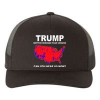 Trump Has Better Coverage Than Verizon Red Wave Us Map Yupoong Adult 5-Panel Trucker Hat