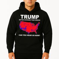 Trump Has Better Coverage Than Verizon Red Wave Us Map Hoodie
