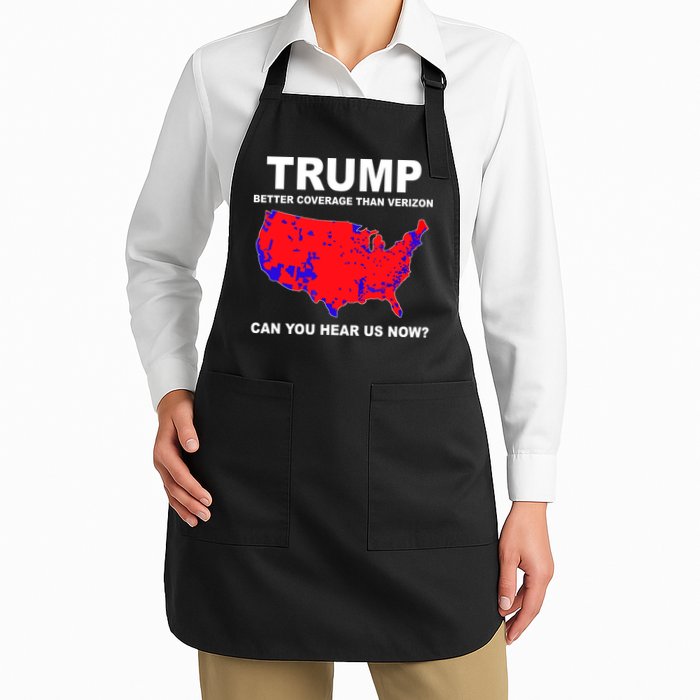 Trump Has Better Coverage Than Verizon Red Wave Us Map Apron