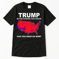 Trump Has Better Coverage Than Verizon Red Wave Us Map Tall T-Shirt