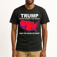 Trump Has Better Coverage Than Verizon Red Wave Us Map Tall T-Shirt