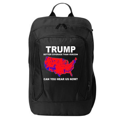 Trump Has Better Coverage Than Verizon Red Wave Us Map City Backpack