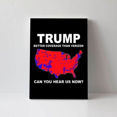 Trump Has Better Coverage Than Verizon Red Wave Us Map Canvas