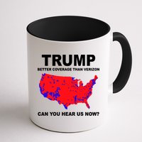 Trump Has Better Coverage Than Verizon Red Wave Us Map Coffee Mug