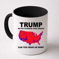 Trump Has Better Coverage Than Verizon Red Wave Us Map Coffee Mug