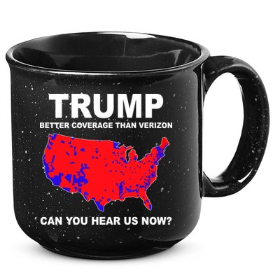 Trump Has Better Coverage Than Verizon Red Wave Us Map 15oz Campfire Ceramic Mug