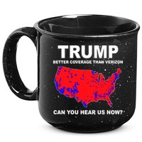 Trump Has Better Coverage Than Verizon Red Wave Us Map 15oz Campfire Ceramic Mug
