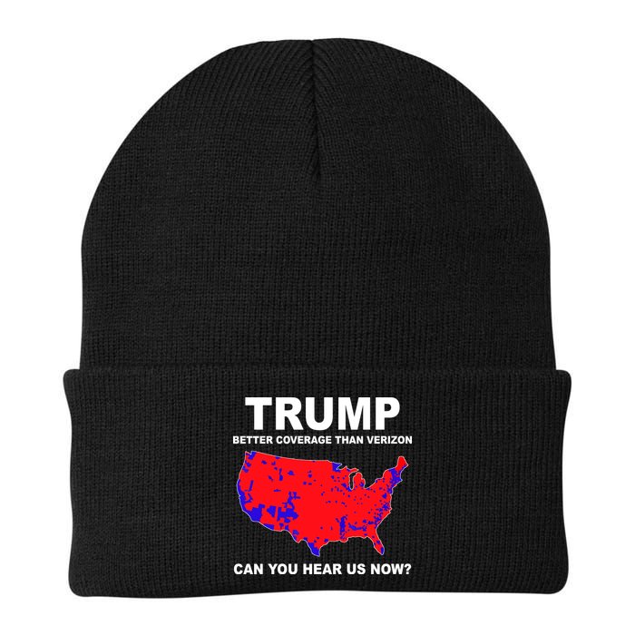 Trump Has Better Coverage Than Verizon Red Wave Us Map Beanie