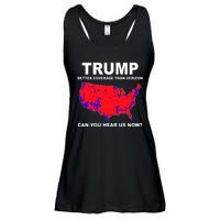 Trump Has Better Coverage Than Verizon Red Wave Us Map Ladies Essential Flowy Tank