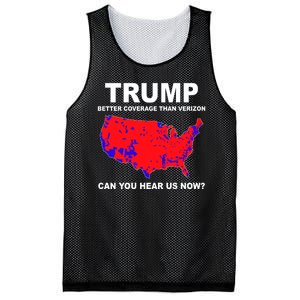 Trump Has Better Coverage Than Verizon Red Wave Us Map Mesh Reversible Basketball Jersey Tank