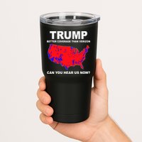 Trump Has Better Coverage Than Verizon Red Wave Us Map Tumbler