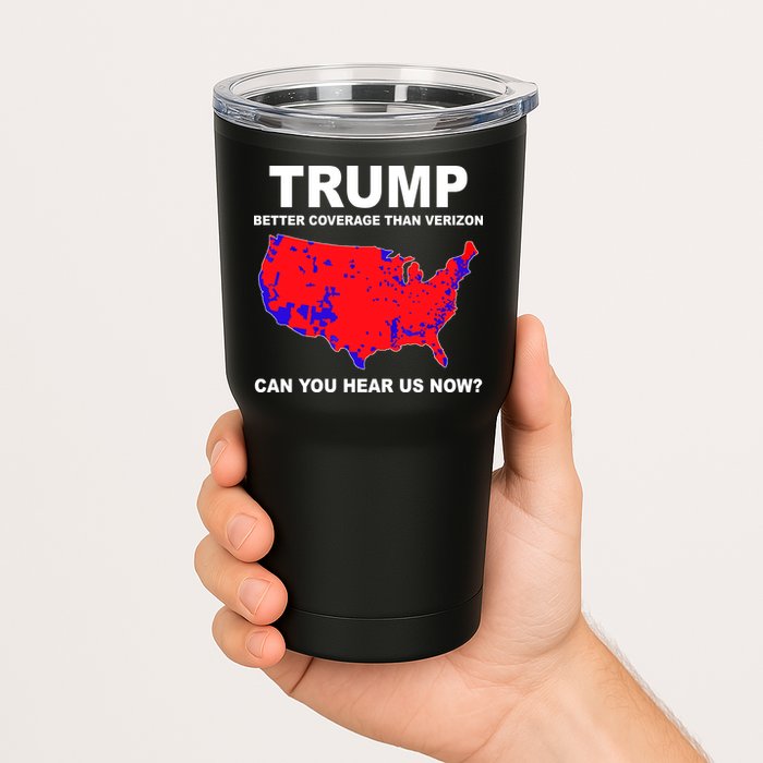 Trump Has Better Coverage Than Verizon Red Wave Us Map Tumbler