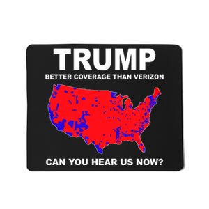 Trump Has Better Coverage Than Verizon Red Wave Us Map Mousepad