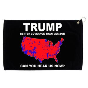 Trump Has Better Coverage Than Verizon Red Wave Us Map Grommeted Golf Towel