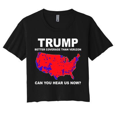 Trump Has Better Coverage Than Verizon Red Wave Us Map Crop Top
