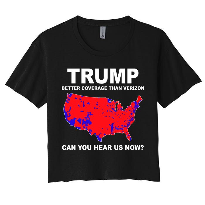 Trump Has Better Coverage Than Verizon Red Wave Us Map Crop Top