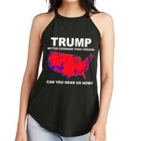 Trump Has Better Coverage Than Verizon Red Wave Us Map Women's Perfect Tri Rocker Tank