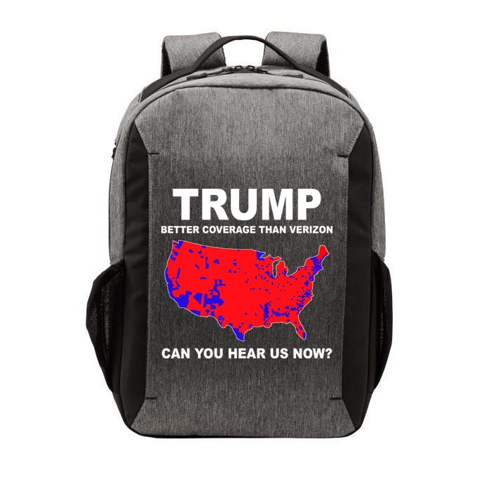 Trump Has Better Coverage Than Verizon Red Wave Us Map Vector Backpack