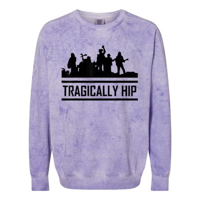 Tragically Hip Band Colorblast Crewneck Sweatshirt