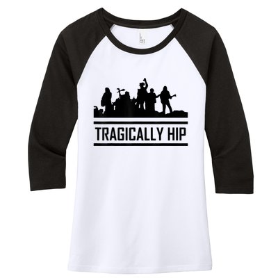 Tragically Hip Band Women's Tri-Blend 3/4-Sleeve Raglan Shirt