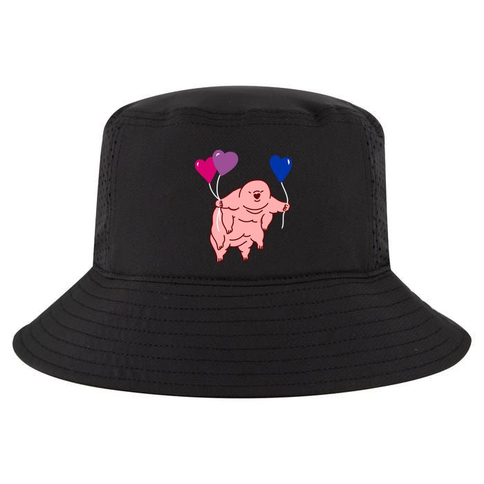Tardigrade Heart Balloon Bisexual Pride Gift Cool Comfort Performance Bucket Hat
