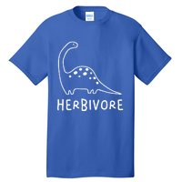 Team Herbivore Brachiosaurus Vegan Dinosaur Plant Based Tee Gift Tall T-Shirt