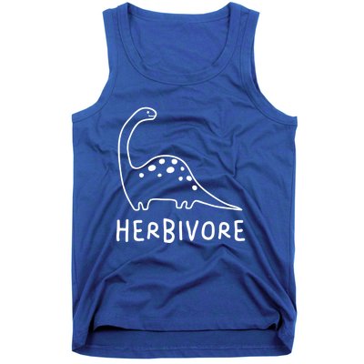 Team Herbivore Brachiosaurus Vegan Dinosaur Plant Based Tee Gift Tank Top