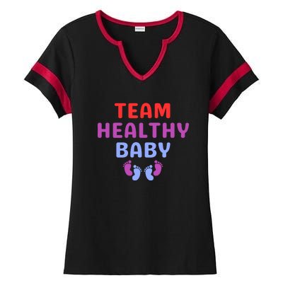 Team Healthy Baby Ladies Halftime Notch Neck Tee