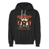 That's Hearsay Brewing Co Home Of The Mega Pint Isn't Happy Hour Anytime Garment-Dyed Fleece Hoodie