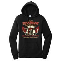 That's Hearsay Brewing Co Home Of The Mega Pint Isn't Happy Hour Anytime Women's Pullover Hoodie