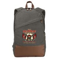 That's Hearsay Brewing Co Home Of The Mega Pint Isn't Happy Hour Anytime Cotton Canvas Backpack