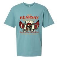 That's Hearsay Brewing Co Home Of The Mega Pint Isn't Happy Hour Anytime Sueded Cloud Jersey T-Shirt