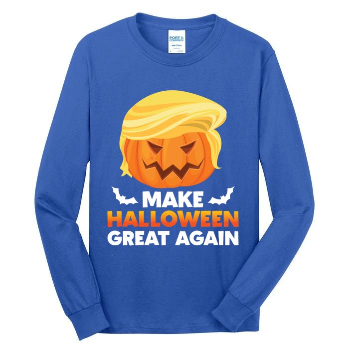 Trump Halloween Costume Gift Make Halloween Great Again Gift Tall Long Sleeve T-Shirt