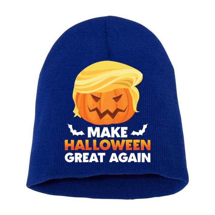 Trump Halloween Costume Gift Make Halloween Great Again Gift Short Acrylic Beanie