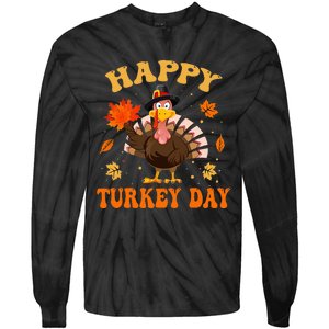 Thanksgiving Harvest Celebration Tie-Dye Long Sleeve Shirt