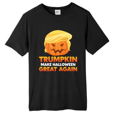 Trump Halloween Costume Trumpkin Make Halloween Great Again Gift Tall Fusion ChromaSoft Performance T-Shirt