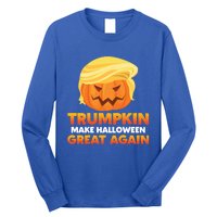 Trump Halloween Costume Trumpkin Make Halloween Great Again Gift Long Sleeve Shirt