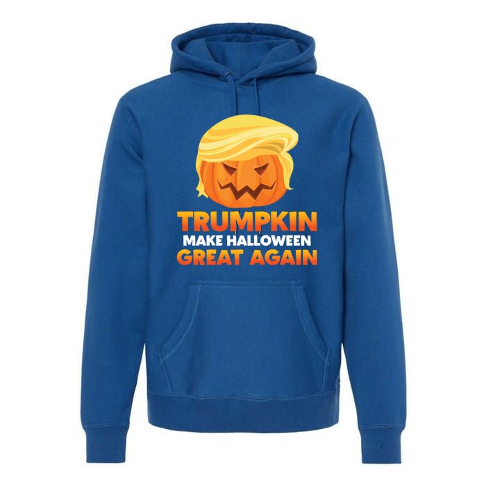 Trump Halloween Costume Trumpkin Make Halloween Great Again Gift Premium Hoodie