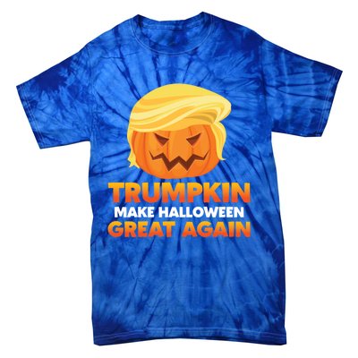 Trump Halloween Costume Trumpkin Make Halloween Great Again Gift Tie-Dye T-Shirt