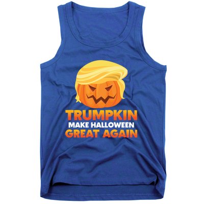 Trump Halloween Costume Trumpkin Make Halloween Great Again Gift Tank Top